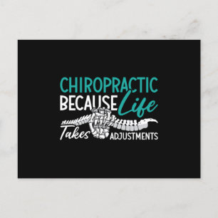 Chiropractor Chiropraktik för att Life Spine Gift Vykort