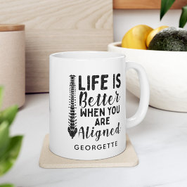 Chiropractor Coworking Life är bättre när man anpa Kaffemugg