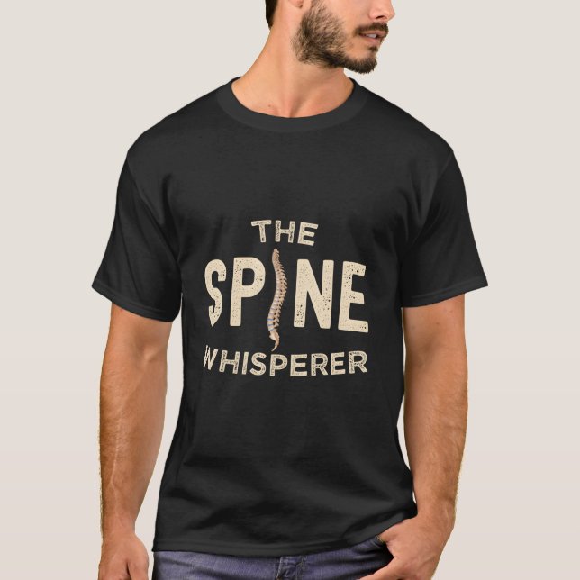 Chiropractor Dry Humour Joke Pun T Shirt (Framsida)