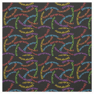 Chiropractor Fabric in Black Tyg