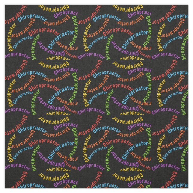 Chiropractor Fabric in Black Tyg (Provkarta)