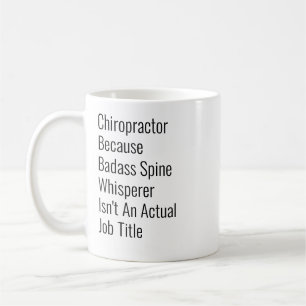 Chiropractor för att snurra kaffemugg