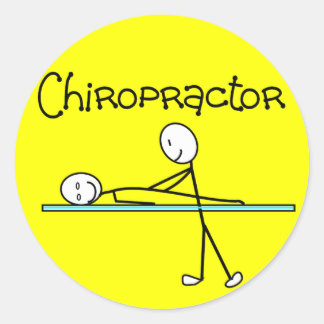 Chiropractor-gåvor Runt Klistermärke