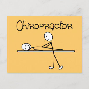 Chiropractor-gåvor Vykort