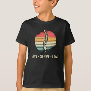 Chiropractor Ge Kärlek Chiro Chiropraktic T Shirt