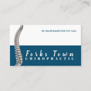 Chiropractor Health Doktor Therapist Visitkort