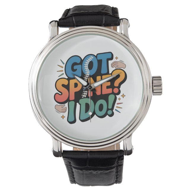 Chiropractor Humor Rine Health Quote Armbandsur (Framsida)