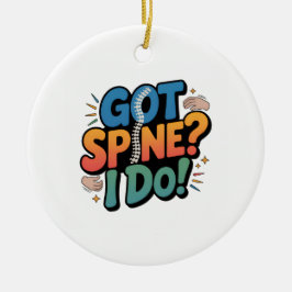 Chiropractor Humor Rine Health Quote Julgransprydnad Keramik