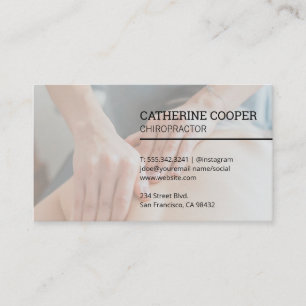 Chiropractor Massage Visitkort