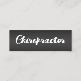 Chiropractor Mini Visitkort