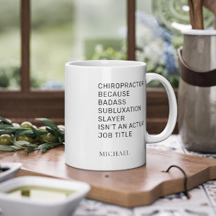 Chiropractor på grund av Anpassningsbarna för subl Kaffemugg