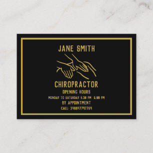 Chiropractor-Professionell Visitkort