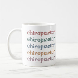 Chiropractor Retro Chiropraktic Chiro Squad Gifts Kaffemugg