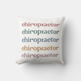 Chiropractor Retro Chiropraktic Chiro Squad Gifts Kudde