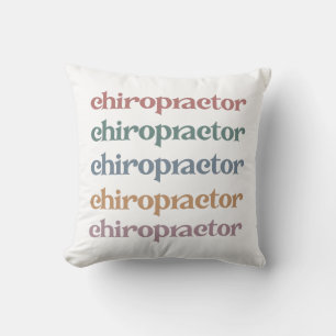 Chiropractor Retro Chiropraktic Chiro Squad Gifts Kudde