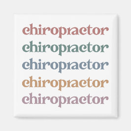 Chiropractor Retro Chiropraktic Chiro Squad Gifts Magnet