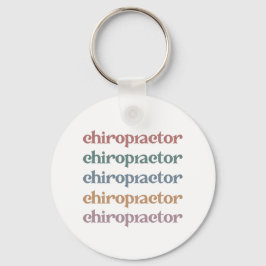 Chiropractor Retro Chiropraktic Chiro Squad Gifts Nyckelring