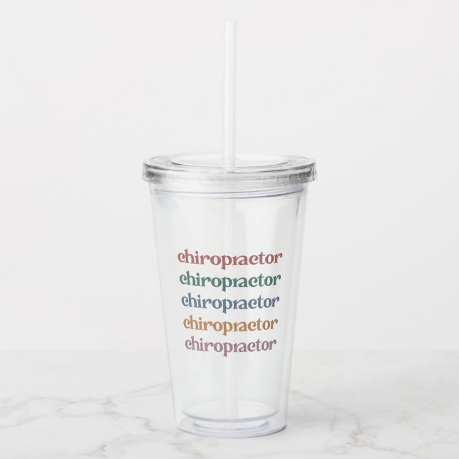 Chiropractor Retro Chiropraktic Chiro Squad Gifts Take Away Mugg (Framsida)