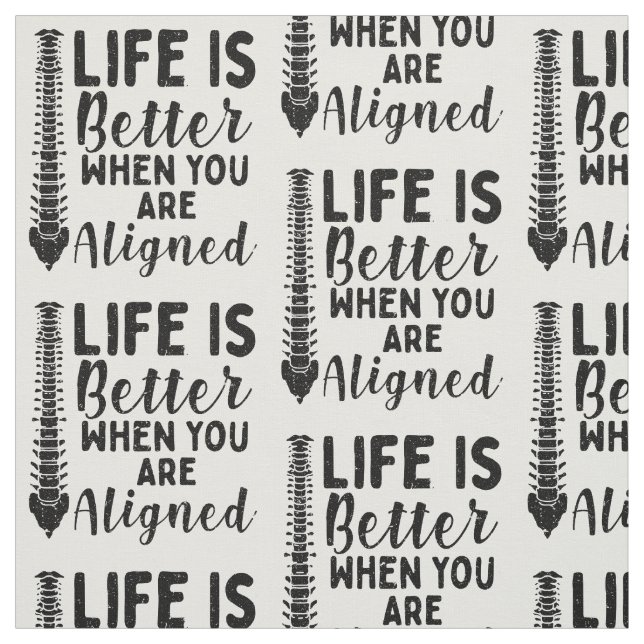 Chiropractor Spine Doktor Life är bättre anpassat Tyg (Provkarta)