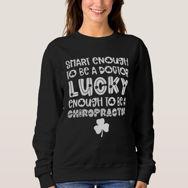 Chiropractor St Patricks Day Chiropractic Team T Shirt (Framsida)