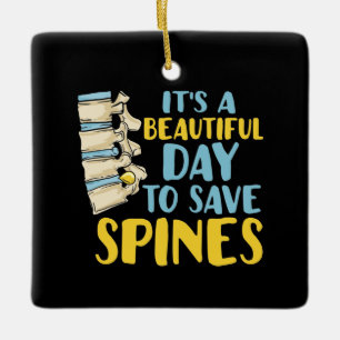 Chiropractor Vackerdagen i Spara Rines Julgransprydnad Keramik