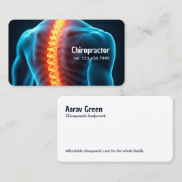 Chiropractor Visitkort
