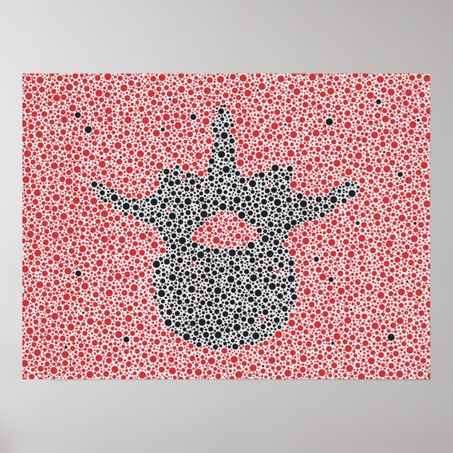 Chiropraktic Anatomy Artwork Lumbar Vertebrae Poster (Framsidan)