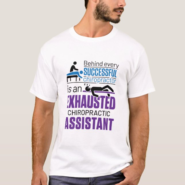 Chiropraktic Assistant Chiropractor Funny Say T Shirt (Framsida)
