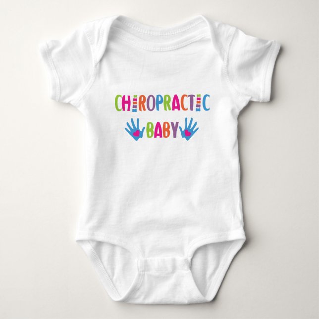 Chiropraktic Baby Händer T-shirt (Framsida)