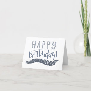 Chiropraktic Birthday Card, Chiropraktic Tack Kort