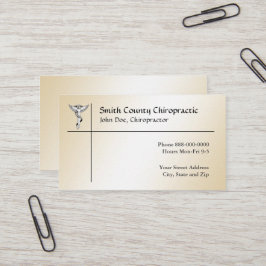 Chiropraktic Chiropractor-Affärskort Visitkort