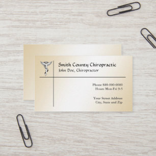 Chiropraktic Chiropractor-Affärskort Visitkort