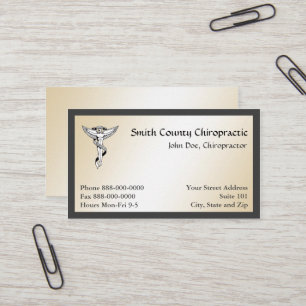 Chiropraktic Chiropractor-Affärskort Visitkort