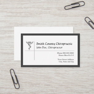 Chiropraktic Chiropractor-Affärskort Visitkort
