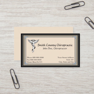 Chiropraktic Chiropractor-Affärskort Visitkort