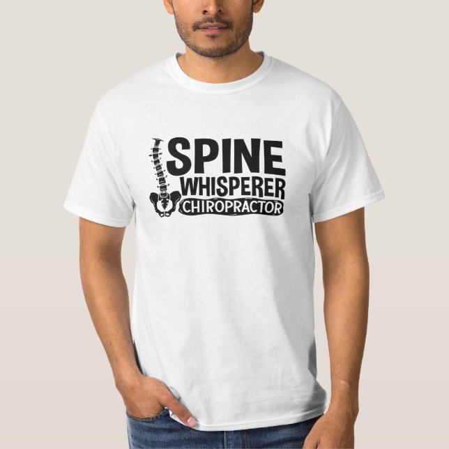 Chiropraktic Chiropractor Chiro T Shirt (Framsida)