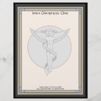 Chiropraktic Chiropractor Letterhead Brevhuvud