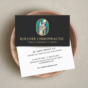 Chiropraktic Chiropractor Massage Spa Therapist Visitkort