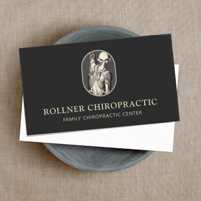 Chiropraktic Chiropractor Massage Spa Therapist Visitkort (Skapare uppladdad)