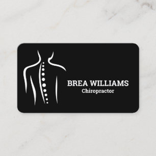 Chiropraktic Chiropractor-massagemanuell terapi Visitkort