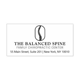 Chiropraktic Chiropractor Rubber Frimärke Stämpel