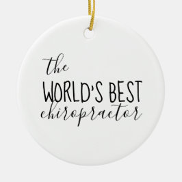 Chiropraktic, Chiropraktic Gift, Chiropraktic Julgransprydnad Keramik