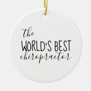 Chiropraktic, Chiropraktic Gift, Chiropraktic Julgransprydnad Keramik