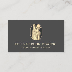 Chiropraktic Chiroprator Massage Therapist Spa Visitkort