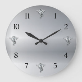 Chiropraktic Emblem Chiropractor Large Clock Stor Klocka