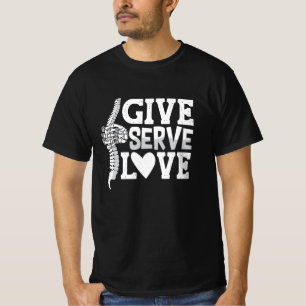 Chiropraktic Ge Kärlek Chiropractor T Shirt