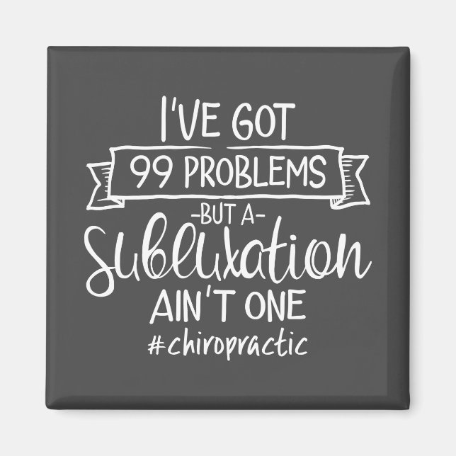 Chiropraktic Gift, Chiropractor Gift, Chiropraktic Magnet (Framsidan)