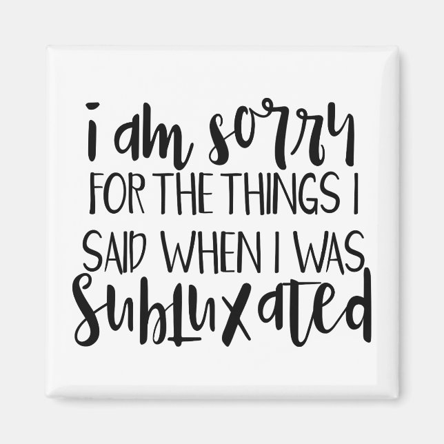 Chiropraktic Gift, Chiropractor Gift, Chiropraktic Magnet (Framsidan)