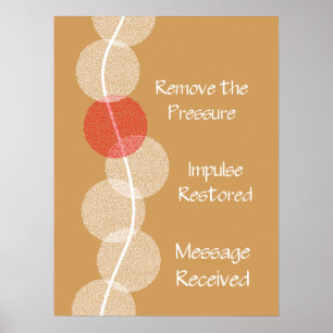 Chiropraktic Nerve Impingement Poster Anpassa