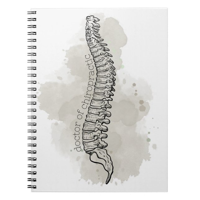 Chiropraktic Notebook, Chiropractor, Chiro Gift Anteckningsbok (Framsidan)